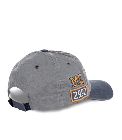 Casquette Baseball JackGmo Gris Logo Orange