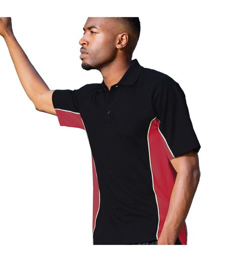 Polo à manches courtes homme bleu marine/rouge/blanc GAMEGEAR