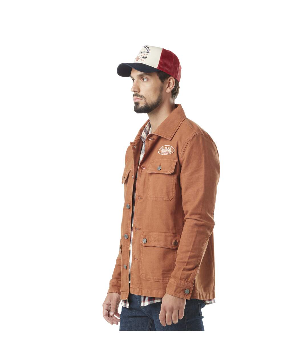 Veste homme avec broderie en coton Santi Vondutch-3