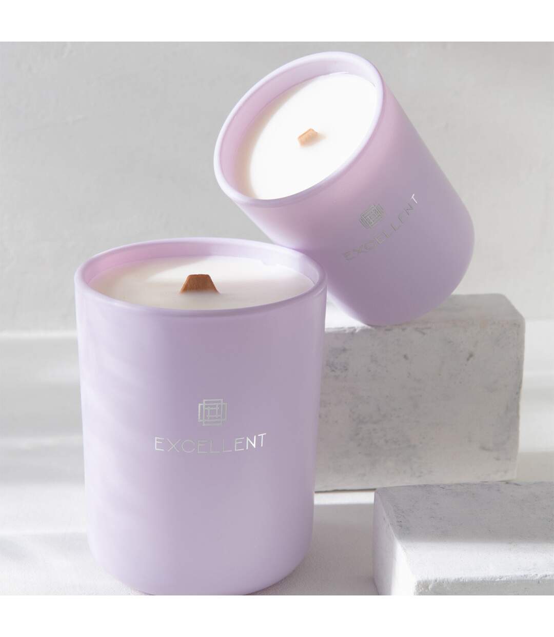 Bougie Parfumée en Verre Excellent 12cm Siberia Fir Lilas-3