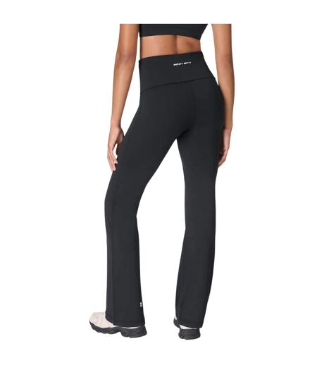 Womens/ladies Technical Workout Leggings Black Sweaty Betty