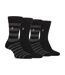 4 Pack Mens Soft Breathable Bamboo Striped Boot Socks-1