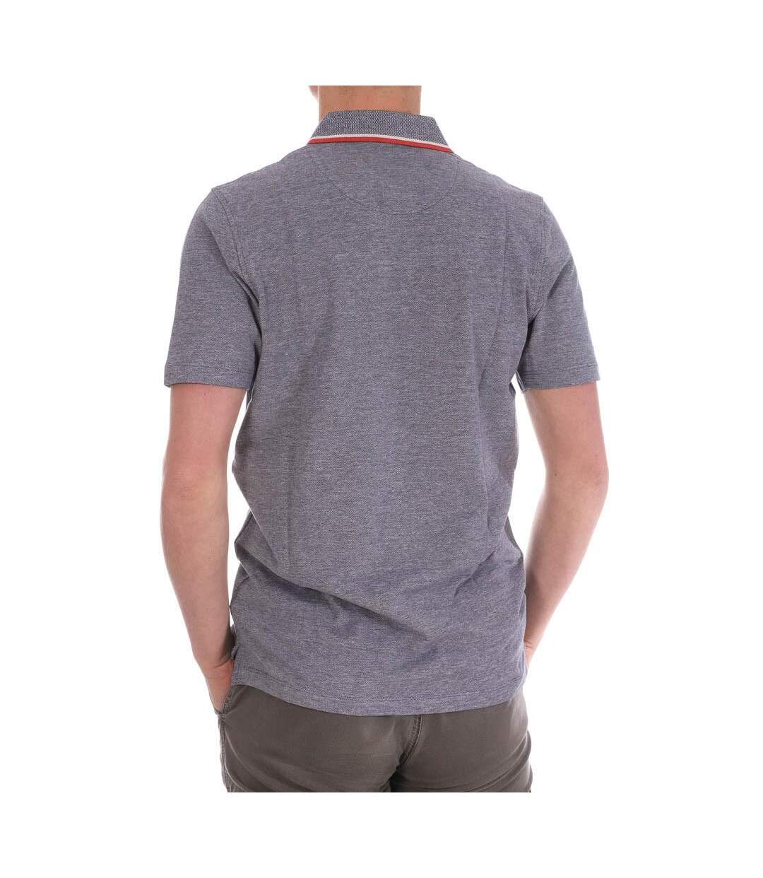 Polo gris/orange homme jack&jones paulos play-2