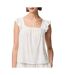 Débardeur blanc femme pieces pia-1