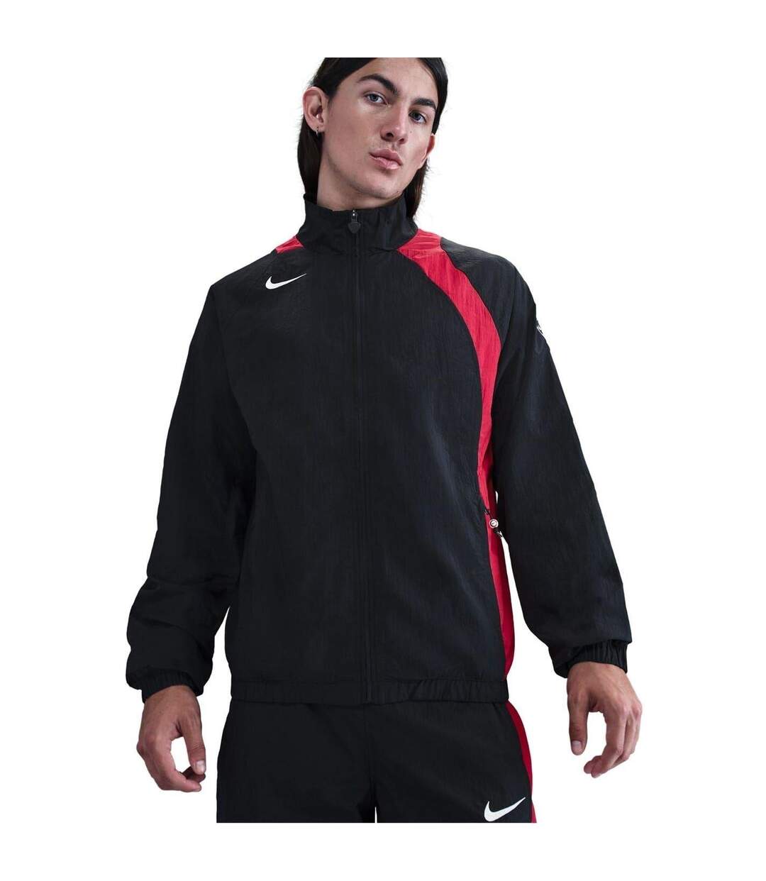 Veste De Survêtement Total Homme Noir Rouge Nike-2