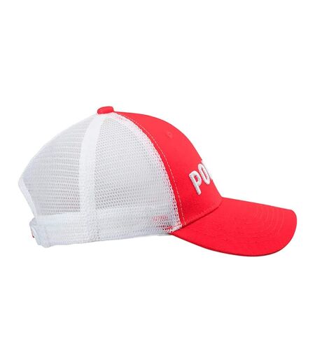 Casquette De Baseball Cappy Adulte Rouge Blanc Huari