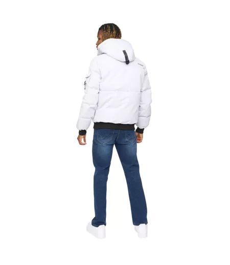 Blouson Aviateur Wakaday Homme Blanc Cassé Kings Will Dream