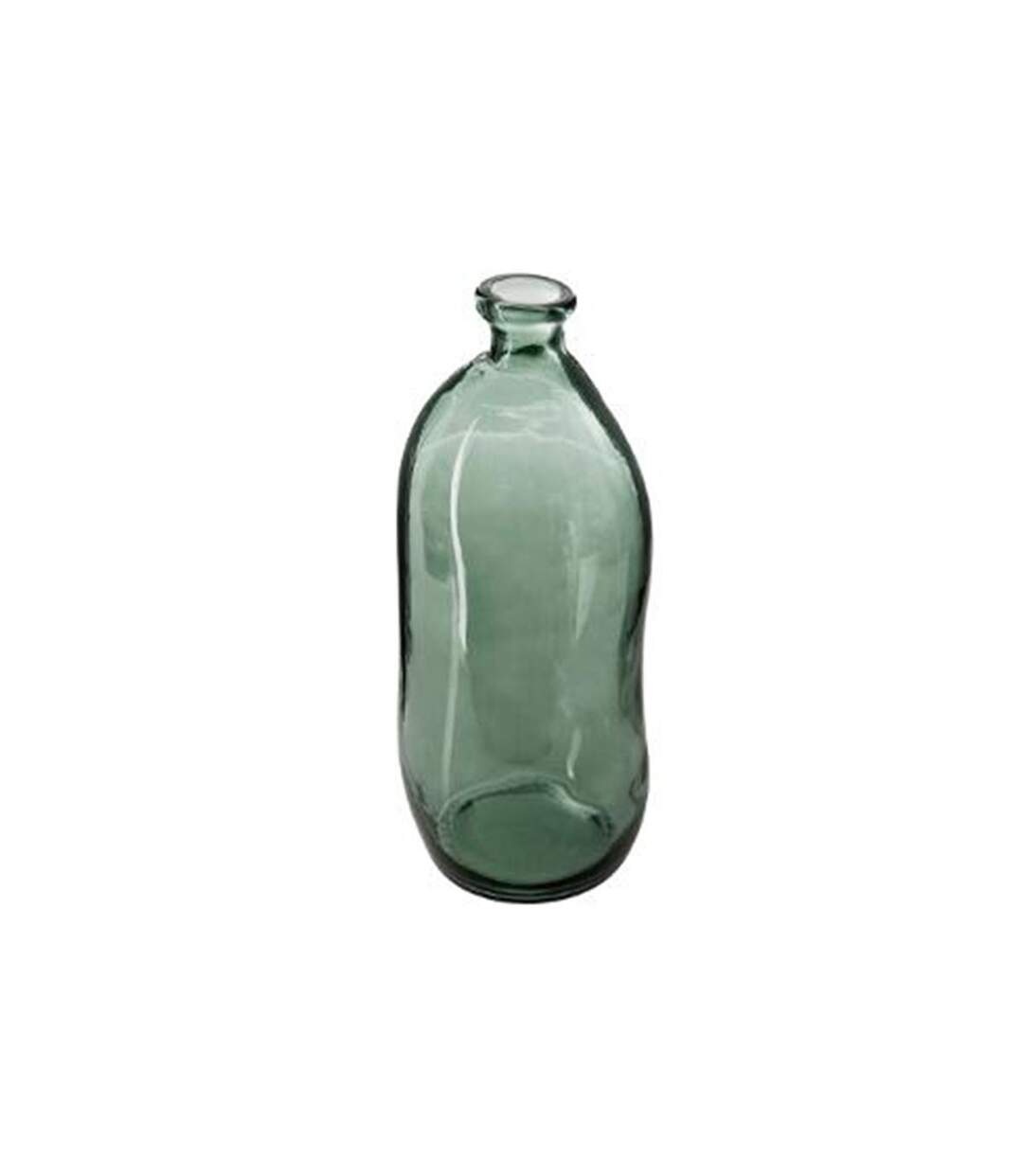 Vase en Verre Recyclé Bouteille 51cm Kaki-1
