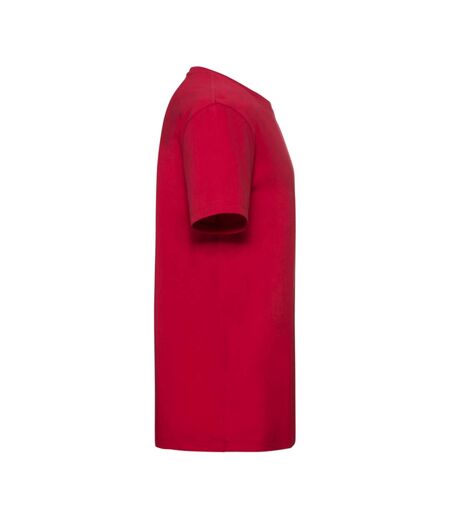 T-shirt Motif/style Uni Homme Rouge Classique Russell Pure Organic