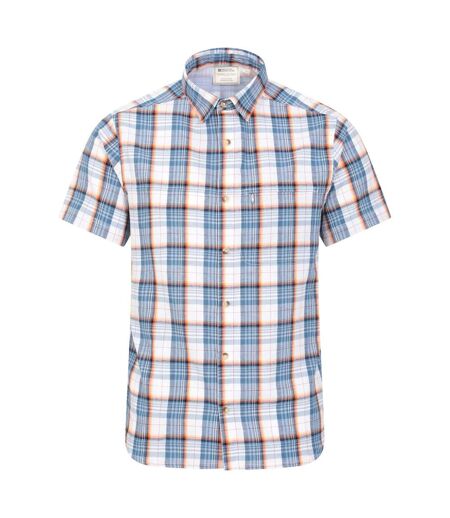 Mens cotton shirt bright blue Mountain Warehouse