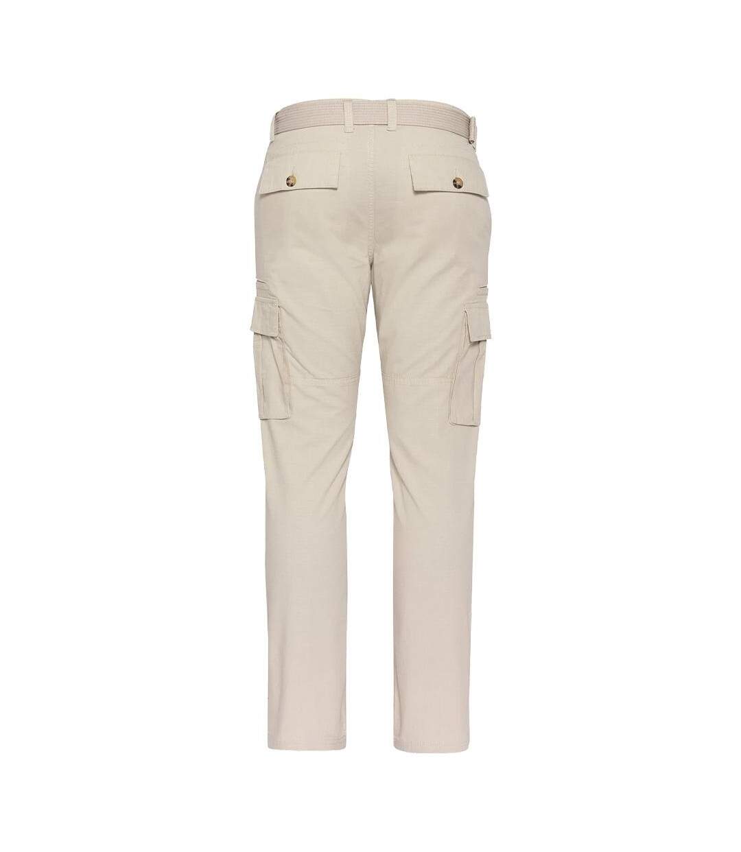Pantalon fluide beige homme schott trassault-2