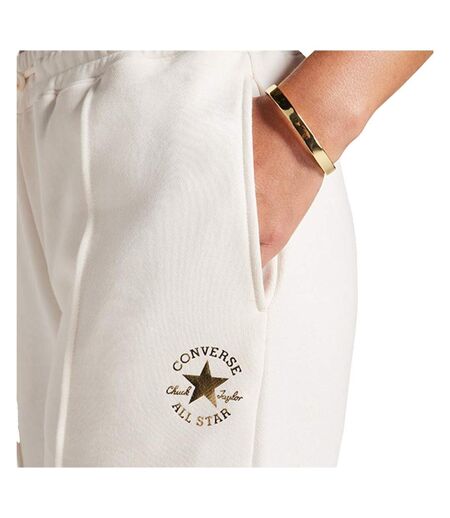 Jogging blanc femme converse fashion - l