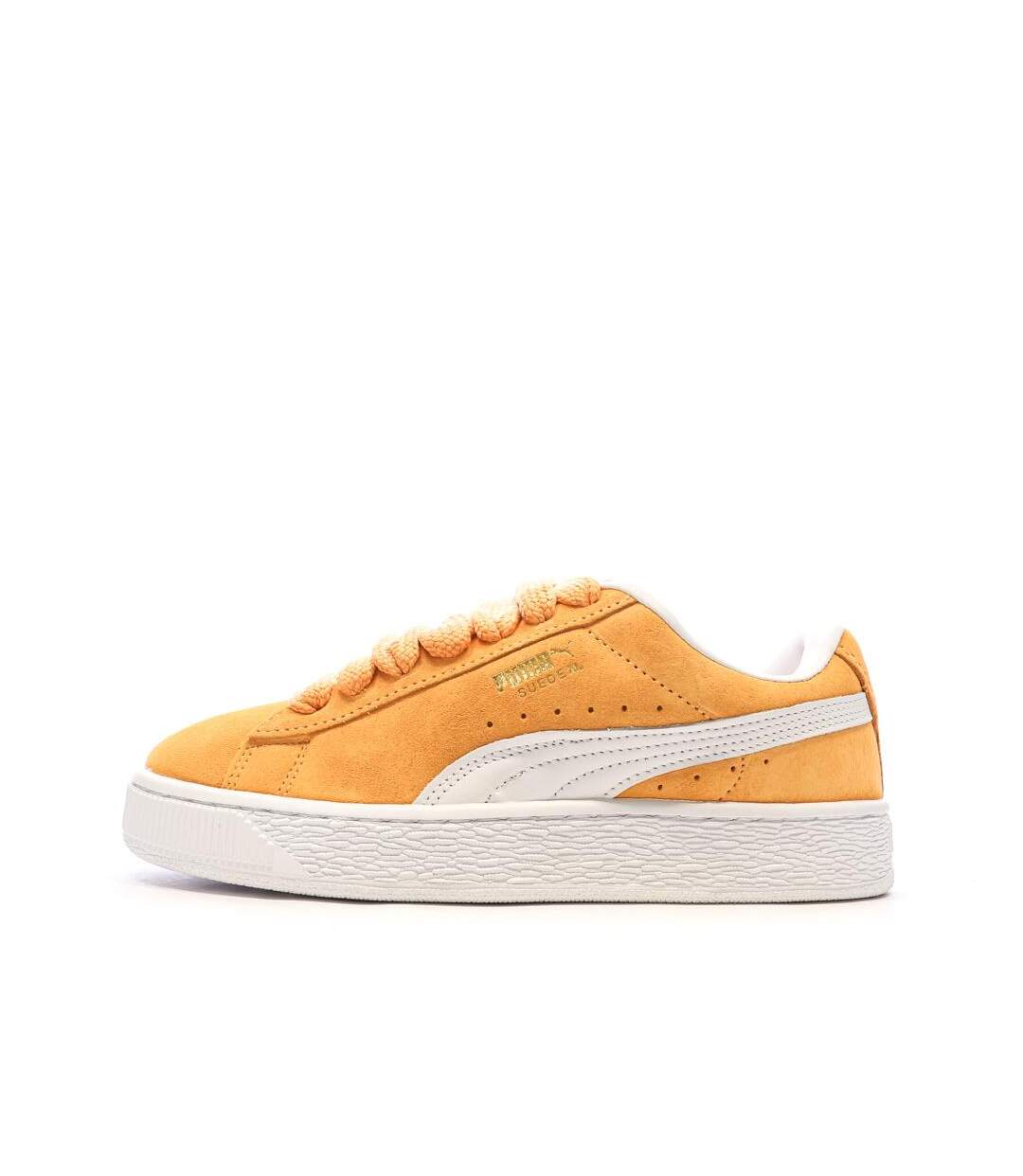Baskets orange femme puma suede xl-1