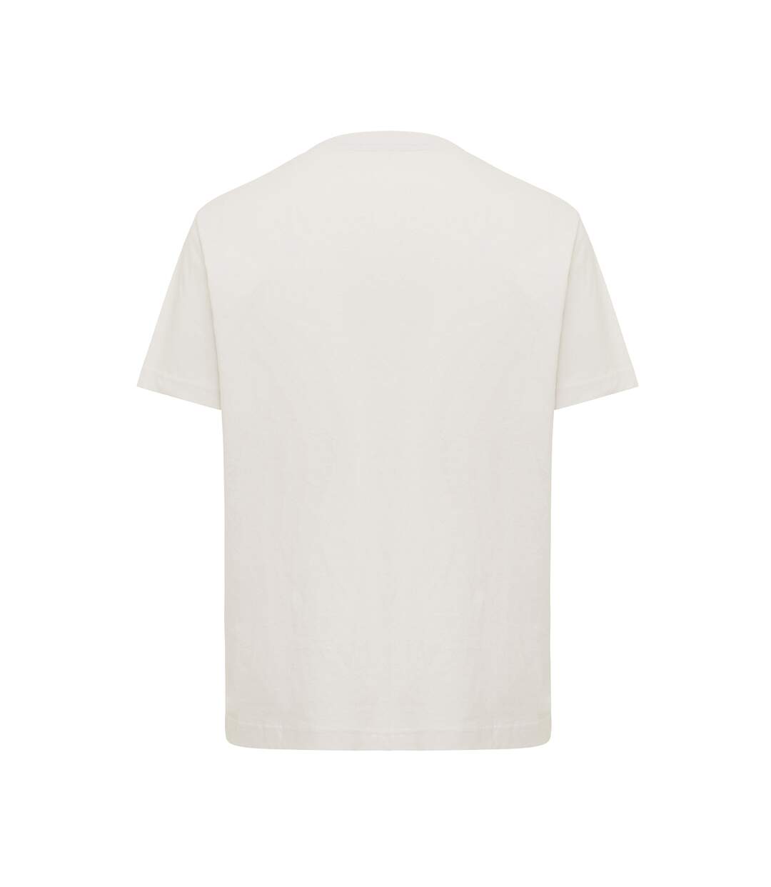Unisex adult kakadu recycled cotton relaxed fit t-shirt ivory white Iqoniq-2