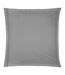 Taie d'Oreiller Percale 63x63cm Gris-1