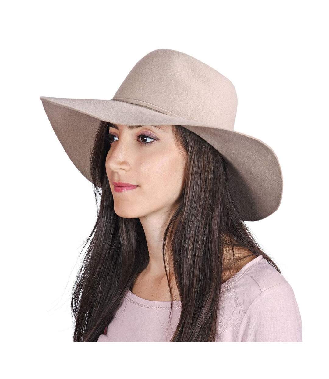 Chapeau capeline laine MILIE-2