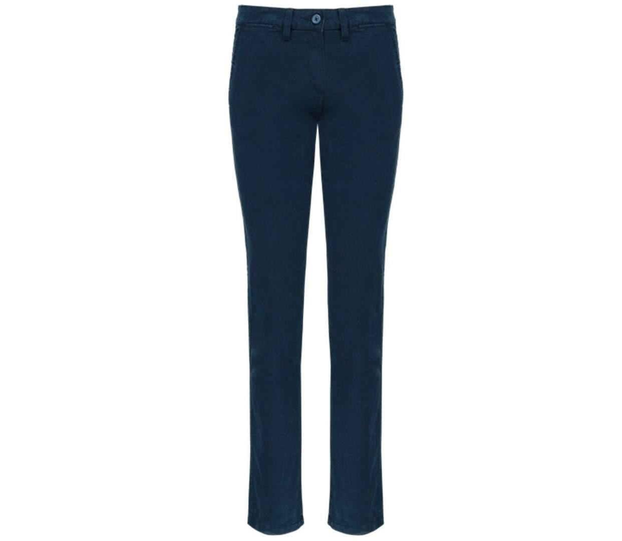 Pantalon chino - Femme - PAT741 - bleu marine foncé-1