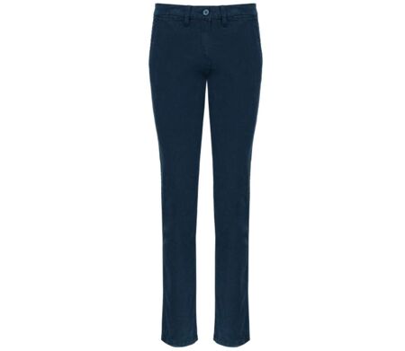 Pantalon chino - Femme - PAT741 - bleu marine foncé