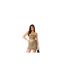 Womens/ladies Twill Bandeau Crop Top Khaki Green Missy Empire-1