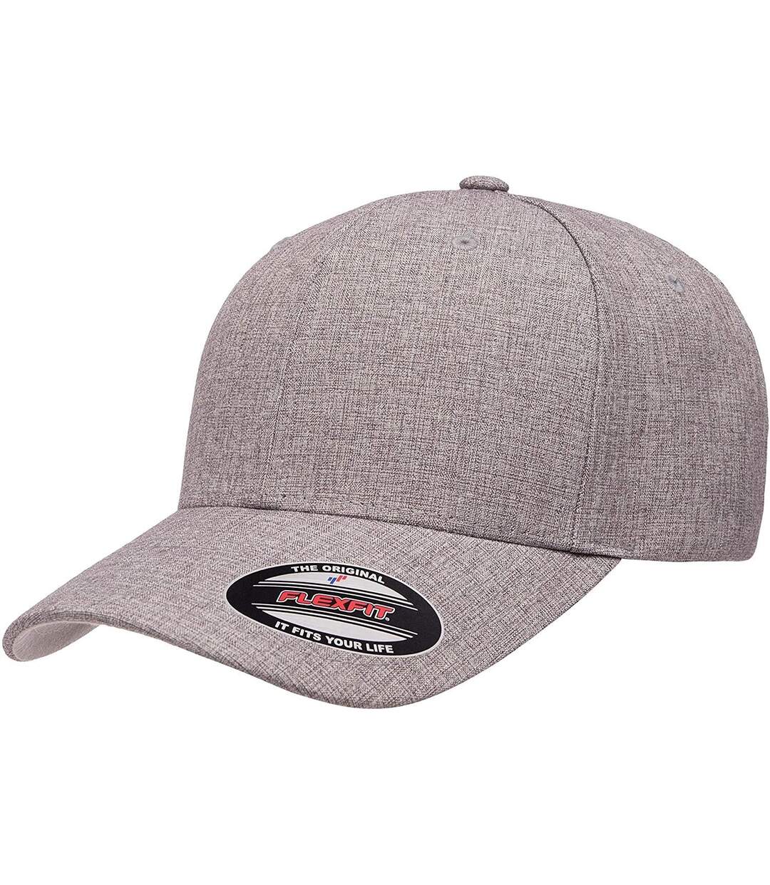 Casquette heatherlight adulte gris Flexfit-1