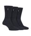 3 Pack Mens Vintage Cotton Cushioned Socks for Hiking Boots-1