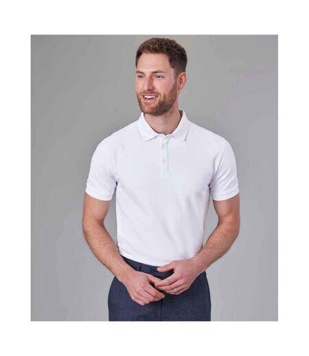 Polo hampton homme blanc Brook Taverner