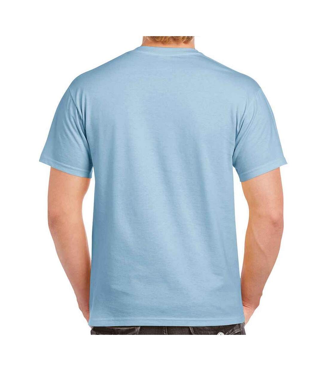 T-shirt Adulte Bleu Clair Gildan-2