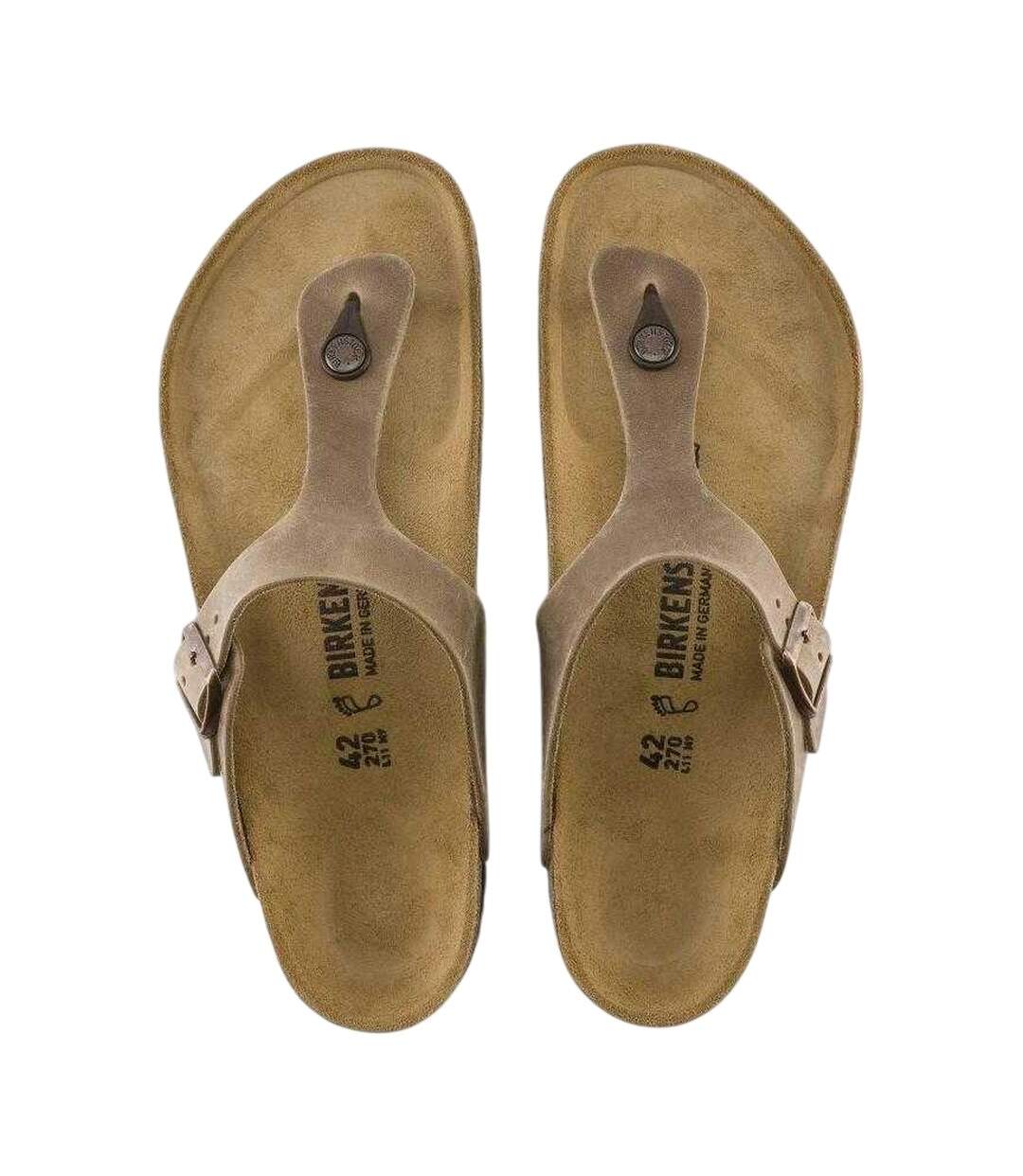 Tongs Gizeh Femme Marron Birkenstock-4