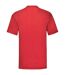 Mens valueweight t-shirt red Fruit of the Loom