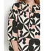 Tunique longue manches 3/4 motif graphique-4