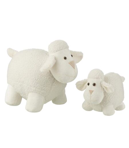 Cale-Porte Déco Mouton 30cm Blanc