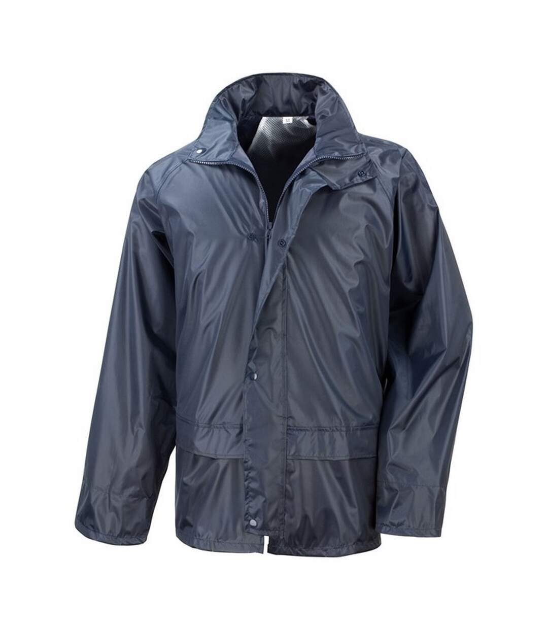 Mens waterproof jacket navy Result Core-1