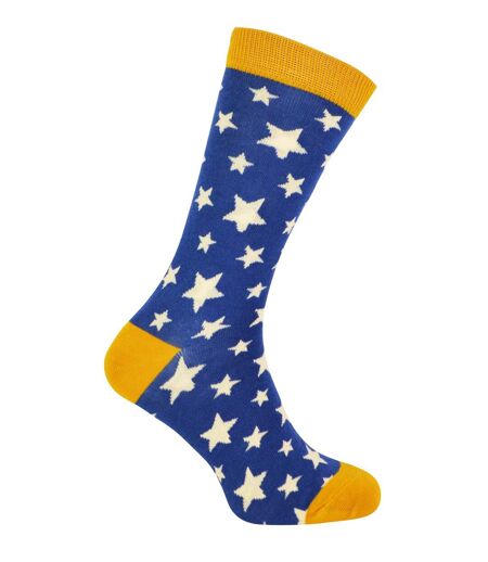 Mr Heron - Mens Star Patterned Breathable Novelty Bamboo Socks