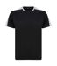 Finden & Hales Unisex Adult Team T-Shirt (Black/White) - UTRW8321