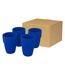 Bullet Staki Stackable Mug Set (Pack of 4) (Medium Blue) (One Size) - UTPF3801