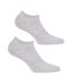 Chaussettes Motif/style Uni Femme Gris Clair Wola-1