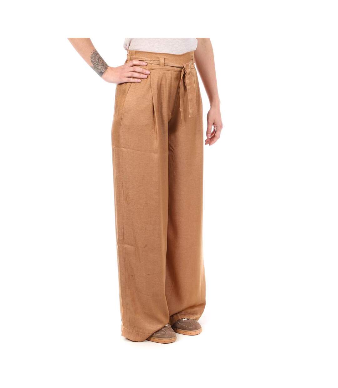 Pantalon camel femme an'ge juliette-1