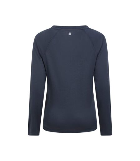Womens/ladies Endurance Long-sleeved Top Navy Mountain Warehouse