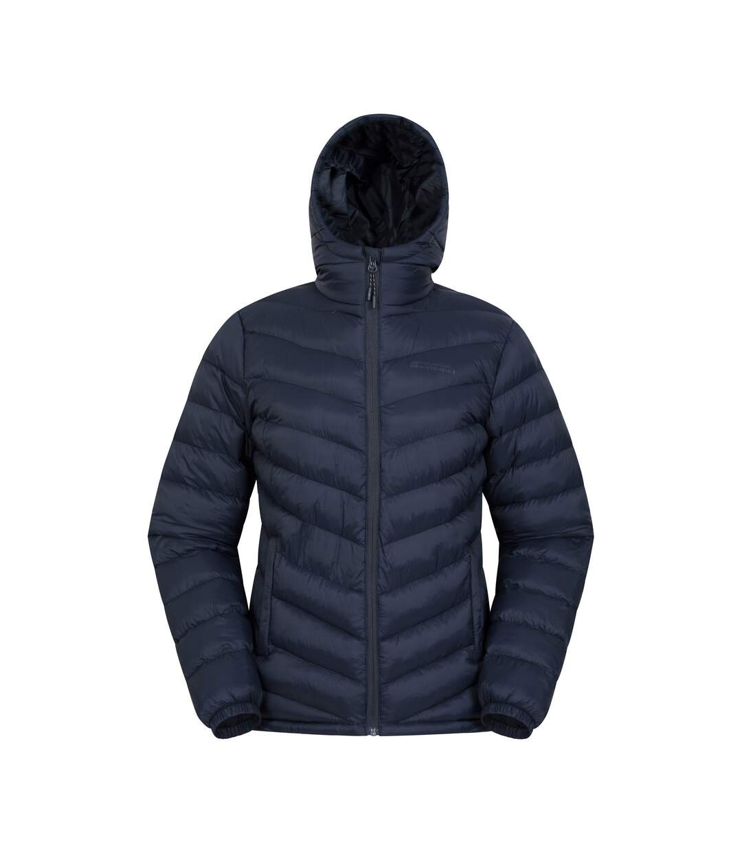 Womens/ladies seasons padded jacket dark blue Mountain Warehouse-1