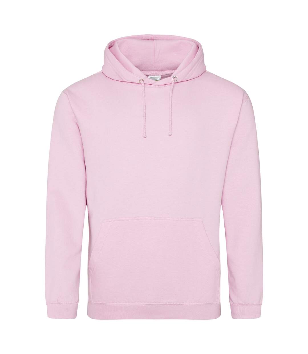 Unisex Adult College Hoodie Baby Pink Awdis-1