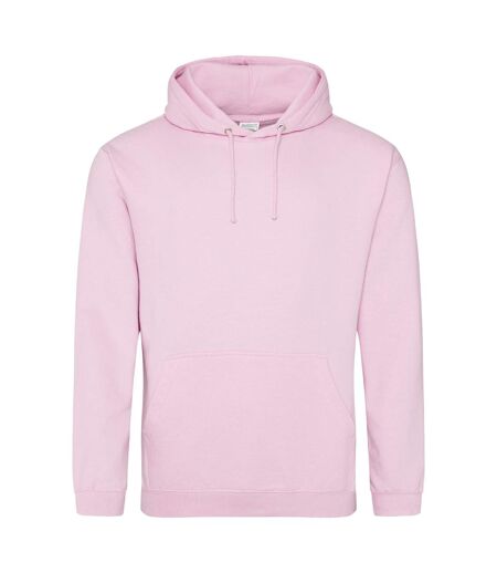Unisex Adult College Hoodie Baby Pink Awdis
