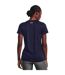 T-shirt Motif/style À Nœud Femme Bleu Nuit Under Armour-2