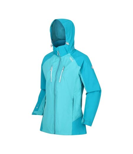 Veste imperméable calderdale femme turquoise / turquoise clair Regatta