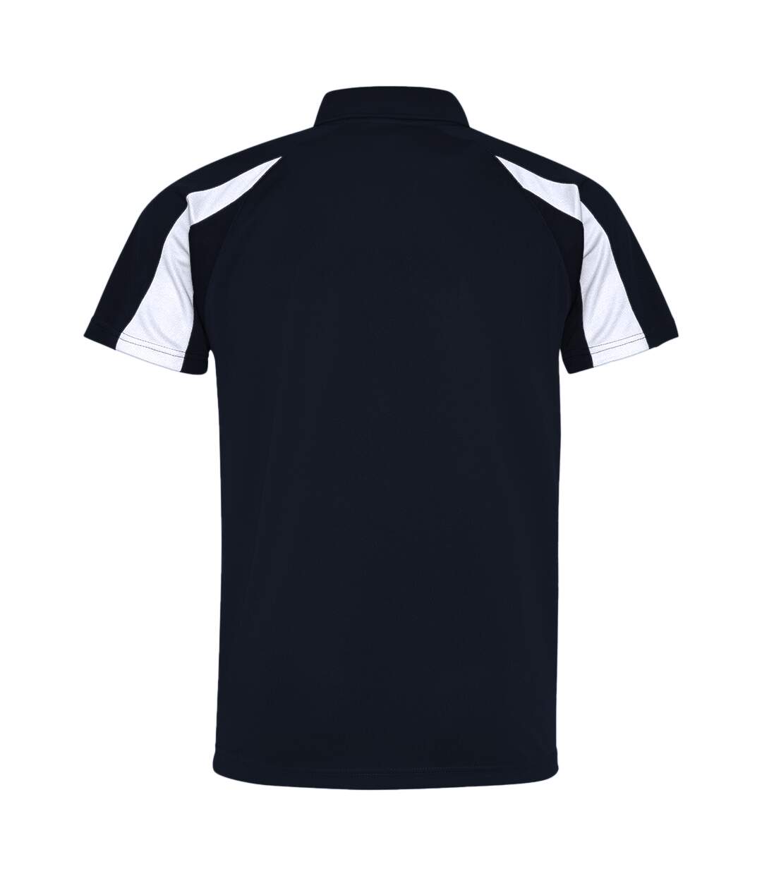 AWDis Just Cool Mens Short Sleeve Contrast Panel Polo Shirt (French Navy/Arctic White) - UTRW3479-2