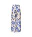 Pantalon fluide imprimé beige/bleu femme jdy life palazzo-2