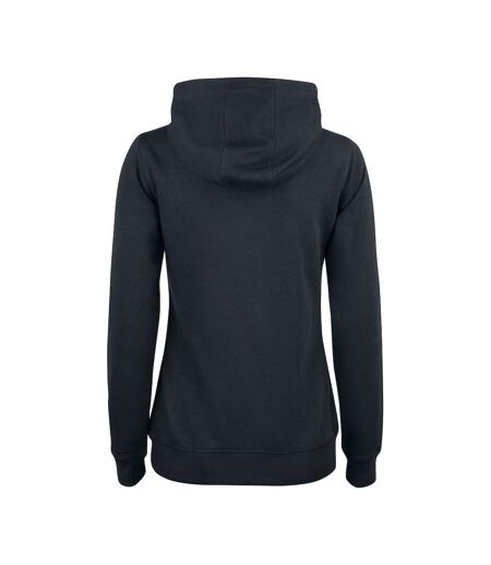 Sweat à capuche premium femme noir Clique