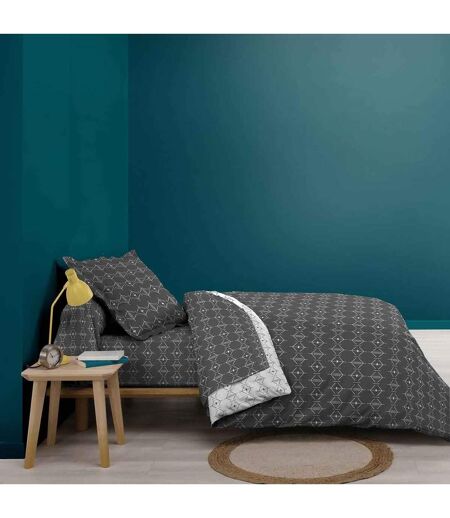 Drap Plat en Coton Aristide 180x290cm Anthracite