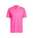 Adidas Clothing Mens Performance Polo Shirt (Solar Pink)