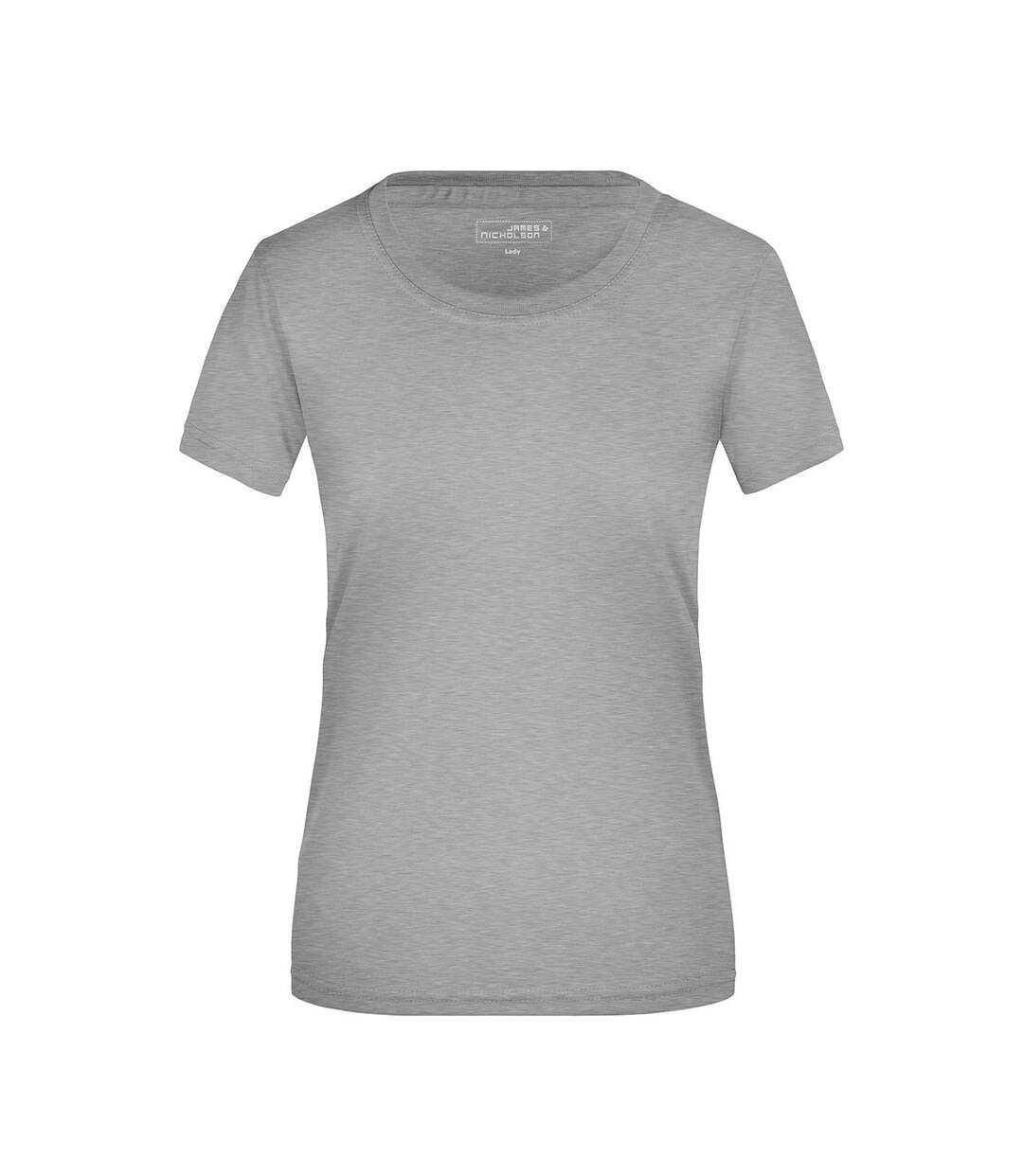 T-shirt Active Femme Gris Clair Chiné James And Nicholson-1