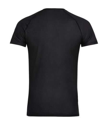 Mens Crew Neck Slim T-shirt Black Odlo